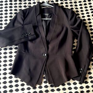 White House black market black blazer size 4P